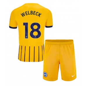 Brighton Danny Welbeck #18 Gostujuci Dres za Dječji 2024-25 Kratak Rukavima (+ kratke hlače)